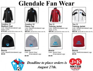 Glendale Order form 2